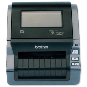 Brother Labelmaker Desktop PC Ethernet LAN DK max. 102mm Ref QL1060NZU1