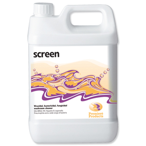 Screen Disinfectant Virucidal Bactericidal and Fungicidal 5 Litres Ref 6068 [Pack 2] Ident: 591B