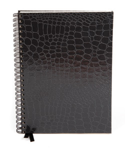 Silvine Classic Notebook Wirebound Ruled 160pp 80gsm A5+ Black Ref PMA5BK