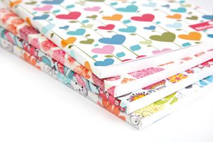 Silvine Fashion Notebook Perfect Bound Ruled 140pp 75gsm A5+ Assorted Flowers Ref PERA5FL [Pack 6]