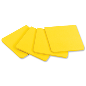 Post-it Super Sticky Full Adhesive Notes Pad 76x76mm Yellow Ref F330-4SSY [Pack 4] Ident: 60B