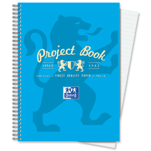 Campus Project Book Laminated Card Cover Wirebound 200 Pages 4 Hole 90gsm A5 Ref 400020082 [Pack 5]