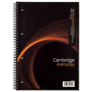Cambridge EveryDay Notebook Wirebound 100 Pages 80gsm A4 Ref 400020193 [Pack 5] Ident: 37A