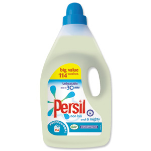 Persil Small and Mighty Washing Detergent Liquid Non Bio 115 Washes 4 Litre Ref 7517771