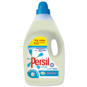 Persil Small and Mighty Washing Detergent Liquid Non Bio 115 Washes 4 Litre Ref 7517771 Ident: 592D