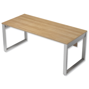 Adroit Aria Desk W1800xD800xH735mm Cherry Marbella