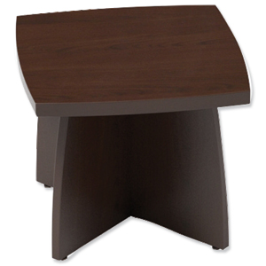 Adroit Coffee Table W550xD550xH460mm Dark Walnut Ident: 423C