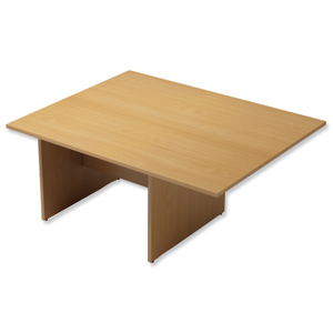 Trexus Boardroom Table End Section Rectangular W1500xD1200xH725mm Beech
