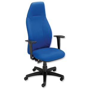 Adroit Posture Very High Back Executive Armchair Seat W535xD495xH430-540mm Bue Ident: 405B