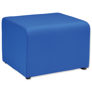 Adroit Bob Reception Chair Box Shape W600xD600xH450mm Ocean