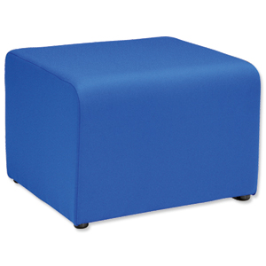 Adroit Bob Reception Chair Box Shape W600xD600xH450mm Ocean Ident: 414A