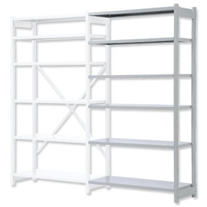 Bisley Shelving Extension Bay Metal Extra Depth W1032xD400xH1832mm Ref 1018EEXK40 Ident: 475B