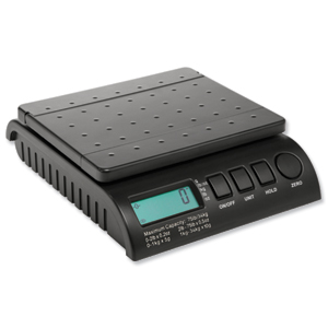 Postship Multi Purpose Scale 5g or 10g Increments Capacity 34kg Black Ref PS3400B Ident: 166B