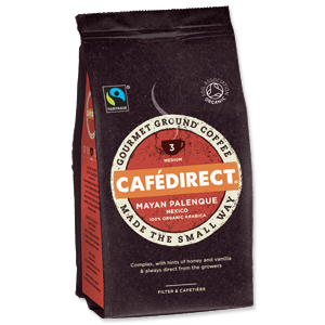 Cafe Direct Mayan Palenque Ground Coffee Fairtrade 227g Ref A07612 Ident: 614A