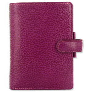 Filofax Finsbury Personal Organiser for Paper 67x105mm Mini Raspberry Ref 025398 Ident: 303A