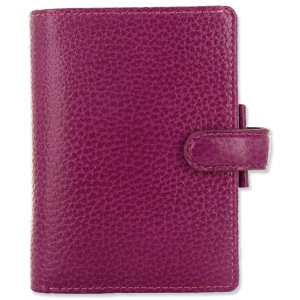 Filofax Finsbury Personal Organiser for Paper 67x105mm Mini Raspberry Ref 025398 Ident: 303A