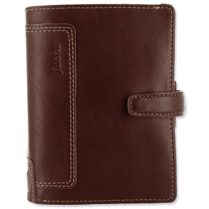 Filofax Holborn Personal Organiser for Paper 81x120mm Pocket Brown Ref 425119 Ident: 302C