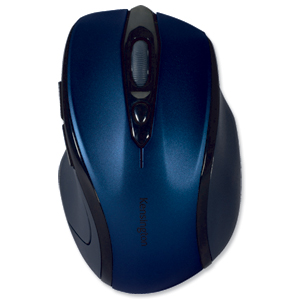 Kensington Pro Fit Mouse Mid-Size Optical Wireless Blue Ref K72421WW Ident: 737D