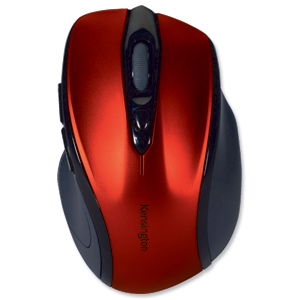 Kensington Pro Fit Mouse Mid-Size Optical Wireless Red Ref K72422WW Ident: 737D