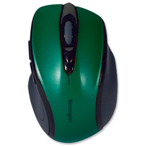 Kensington Pro Fit Mouse Mid-Size Optical Wireless Green Ref K72424WW Ident: 737D