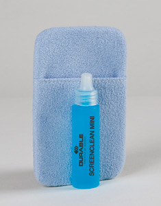 Durable Screenclean Mini Kit Compact Spray Microfibre Glove Ref 5825 Ident: 762A