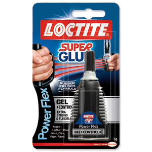 Loctite Super Glue Power Flex Gel Control 3g Ref 1621077 Ident: 352F