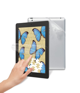 3M Natural View Fingerprint Fading Screen Protector for iPad2/Next Gen with Back Skin Ref NVFFBSiPad2-1 Ident: 638B