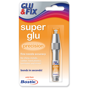 Bostik Glu & Fix Super Glu Precision Ultra Pen Applicator 2g Ref 80611 [Pack 6]