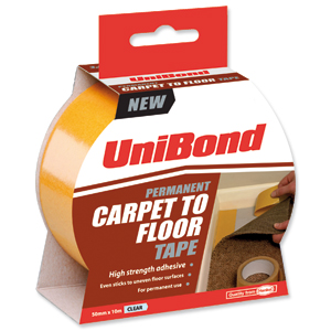 UniBond Carpet To Floor Tape Permanent 50mmx10m Ref 1667748 Ident: 510G