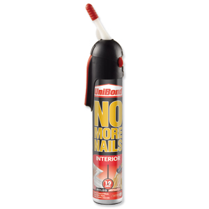 UniBond No More Nails Interior Ready To Use 200ml White Ref 1522438 Ident: 514E