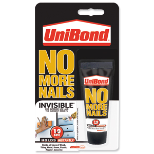 UniBond No More Nails Invisible 50ml Mini Tube Ref 1430132 Ident: 514E