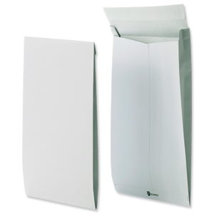Securitex Pocket Envelopes Gusset Peel & Seal D4 White Ref 8350208 [Pack 50] Ident: 126B
