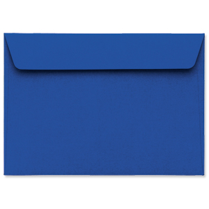 Touch Velvet Envelopes Wallet Peel and Seal 140gsm Royal Blue C5 Ref V644 [Pack 50] Ident: 121A