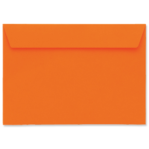 Juice Envelopes Wallet Peel and Seal 120gsm Tangerine Twist C5 [Pack 500] Ident: 121C