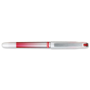 Uni-ball UB-187S Eye Needle Pen Stainless Steel Point Fine 0.7mm Tip Red Ref 153528381 [Pack 14 for 12]