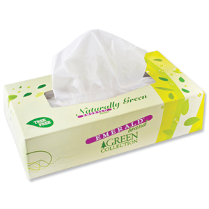 Emerald Facial Tissues Box 2-Ply 100 Sheets Ref VEMR3100-B [Pack 30]