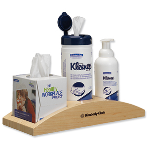 Kimberly Clark Kleenex Meeting Room Caddy Wood Effect Ref 7937000 [Pack 2] Ident: 602D