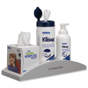 Kimberly Clark Kleenex Meeting Room Caddy Metallic Effect Ref 7938000 [Pack 2] Ident: 602D