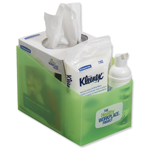 Kimberly Clark Kleenex Desk Caddy Green Ref 7939000 [Pack 4] Ident: 602D