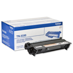 Brother Laser Toner Cartridge Page Life 3000pp Black Ref TN3330 Ident: 683G