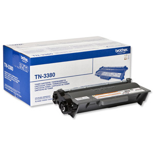 Brother Laser Toner Cartridge High Yield Page Life 8000pp Black Ref TN3380 Ident: 683G