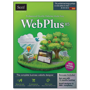 Serif Web Plus X5 for Windows Ref WPX6-DF-ENG-STA Ident: 761D