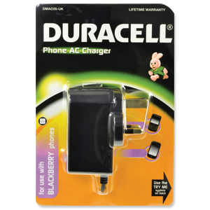 Duracell Micro USB AC Wall Charger for Blackberry Samsung HTC Motorola Ref DMAC05-UK Ident: 756C
