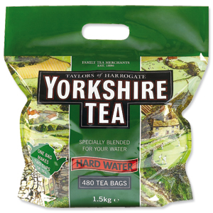 Yorkshire Tea Bags for Hardwater Ref 1039 [Pack 480] Ident: 608C