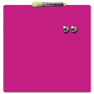 Quartet Magnetic Drywipe Board Square Tile Shocking Pink Ref 1903803 Ident: 269A