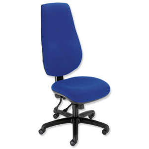 Trexus Wolfe Operator Chair 24/7 Back H720mm Seat W500xD480xH470-570mm Blue Ident: 406C
