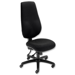 Trexus Wolfe Operator Chair 24/7 Back H720mm Seat W500xD480xH470-570mm Black Ident: 406C