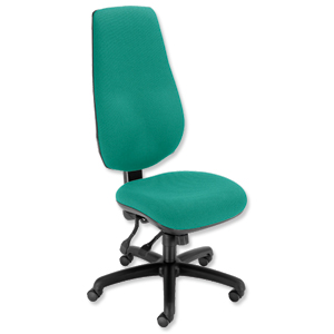 Trexus Wolfe Operator Chair 24/7 Back H720mm Seat W500xD480xH470-570mm Green Ident: 406C