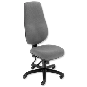 Trexus Wolfe Operator Chair 24/7 Back H720mm Seat W500xD480xH470-570mm Grey Ident: 406C