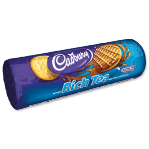 Cadbury Milk Chocolate Rich Tea Biscuits 300g Ref 11333 [Pack 12]